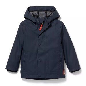 Hunter Kids Original Waterproof Rain Jacket – Navy (Size 5–6)